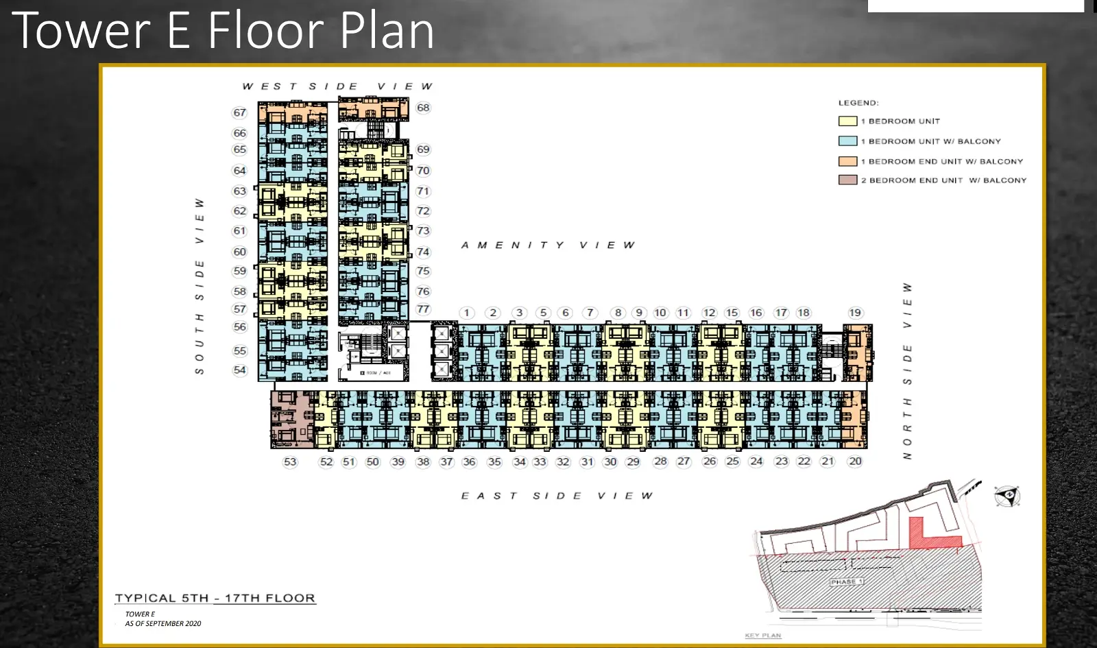 Gold Residences Tower E Floor Plan