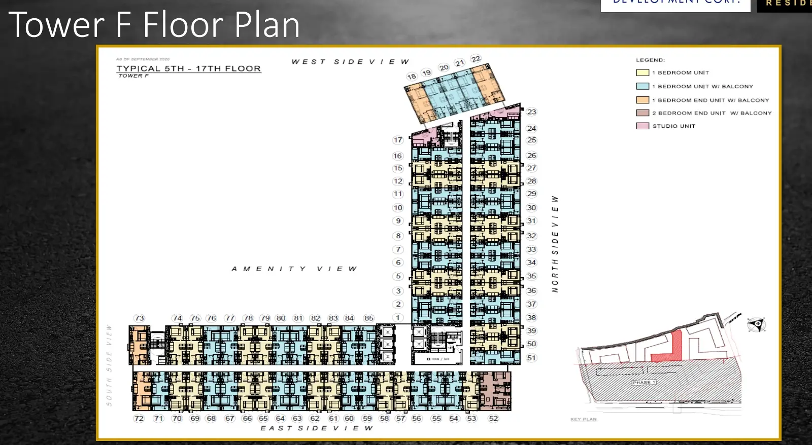 Gold Residences Tower F Floor Plan